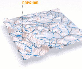 3d view of Dorāhān