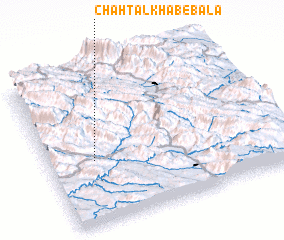 3d view of Chāh Talkhāb-e Bālā