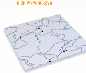 3d view of Nizhnyaya Kerzya