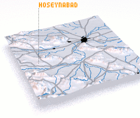 3d view of Ḩoseynābād