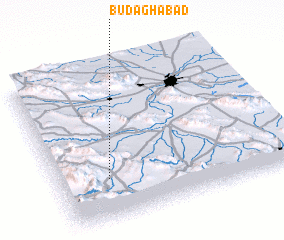 3d view of Būdāghābād