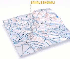 3d view of Samal-e Shomālī