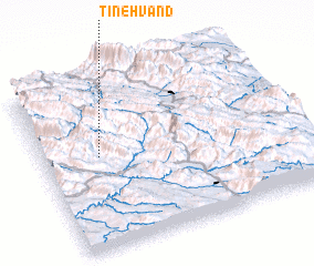 3d view of Tīneh Vand