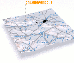 3d view of Qal‘eh-e Ferdows