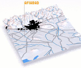 3d view of Afīābād