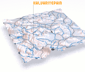 3d view of Kalvārī-ye Pā\