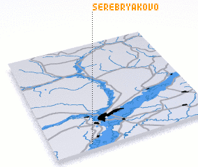 3d view of Serebryakovo