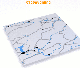 3d view of Staraya Omga