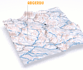 3d view of Āb Gerdū