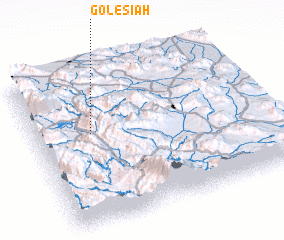 3d view of Gol-e Sīāh