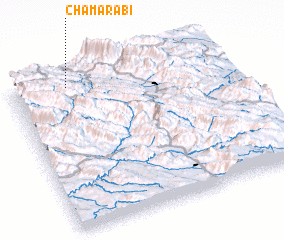 3d view of Cham ‘Arabī