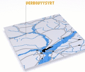 3d view of Verbovyy Syrt