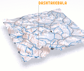 3d view of Dashtak-e Bālā