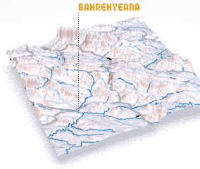 3d view of Bahreh-ye ‘Anā