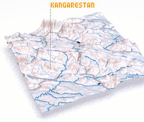 3d view of Kangarestān