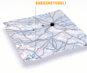 3d view of Bābā Sheykh‘Alī