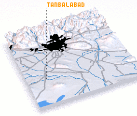 3d view of Tanbalābād