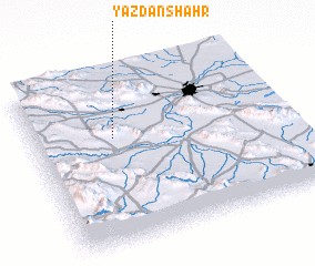 3d view of Yazdānshahr