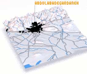 3d view of ‘Abdolābād-e Gardaneh