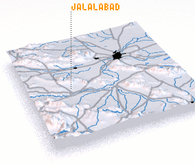 3d view of Jalālābād