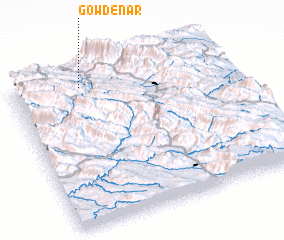 3d view of Gowd-e Nār