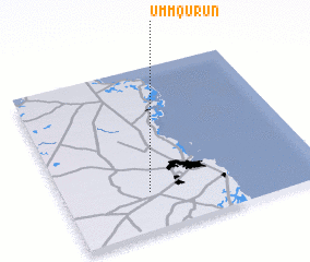 3d view of Umm Qurūn