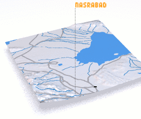 3d view of Nāşrābād