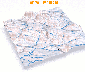 3d view of Āb Zālū-ye Mīānī