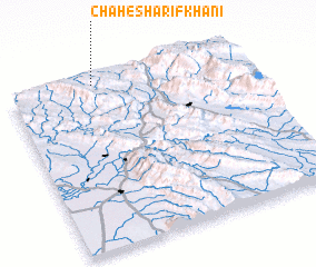 3d view of Chāh-e Sharīf Khānī