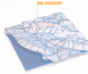 3d view of Mal-e Gāvdān