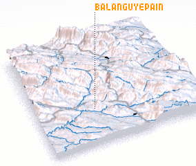 3d view of Bālangū-ye Pā\