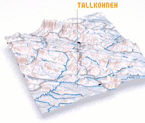 3d view of Tall Kohneh
