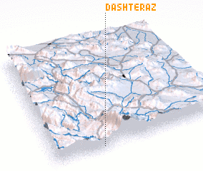 3d view of Dasht-e Raz