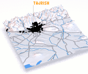 3d view of Tajrīsh