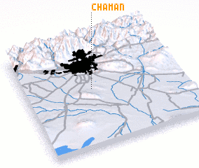 3d view of Chaman