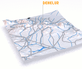 3d view of Deh-e Lūr