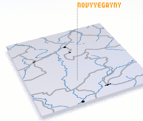 3d view of Novyye Gayny