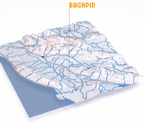 3d view of Bāgh Pīr