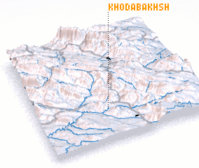 3d view of Khodābakhsh