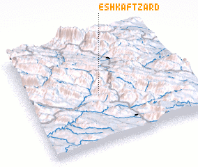 3d view of Eshkaft Zard