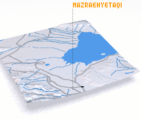 3d view of Mazra‘eh-ye Taqī