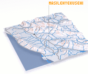 3d view of Masīleh-ye Kūseh\