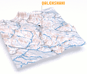 3d view of Qal‘eh Shāhī