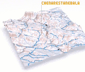 3d view of Chenārestān-e Bālā