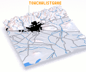 3d view of Towchāl Īstgāh-e