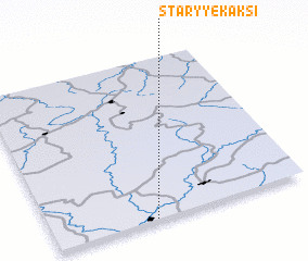 3d view of Staryye Kaksi