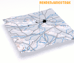 3d view of Mehrenjān-e Otrak