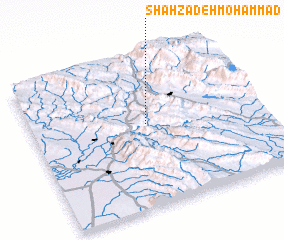 3d view of Shāhzādeh Moḩammad