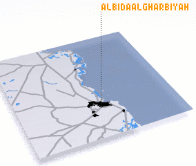 3d view of Al Bida‘ al Gharbīyah