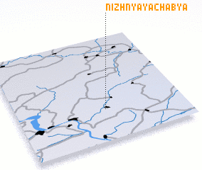 3d view of Nizhnyaya Chab\